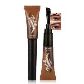 BEUKING Peel Off Eyebrow Gel, Eyebrow Tint Cream, Long-lasting Waterproof No Smudging Sweat Resistant Transfer-proof for Fuller & Defined Dyeing Brows (#03 Taupe, 0.54 oz)