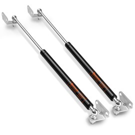 Dukuge Heavy Duty Gas Struts 25 inch 200lbs with Mounting Brackets for RV Bed, Universal Gas Shocks Spring Lift Strut Kit 25in for Heavy Basement Trap Door Storage Lid and DIY Project, Set of 2