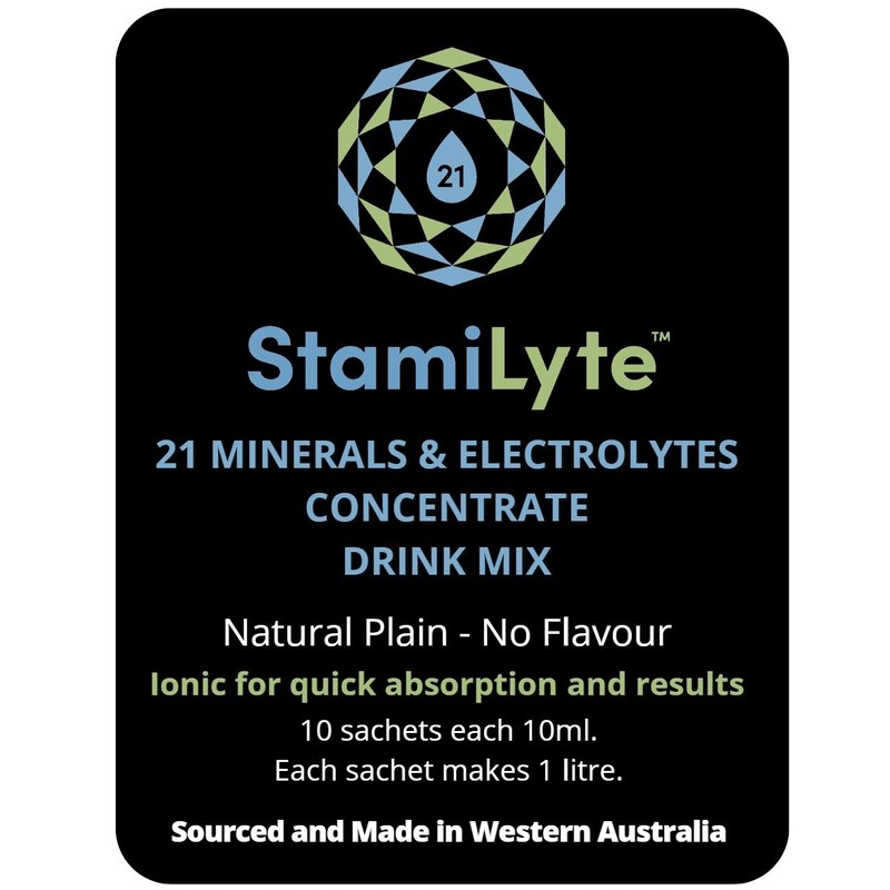 StamiLyte -21 Minerals and Electrolytes Conventrate Drink Mix - 10