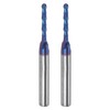 sourcing map 2pcs Ball Nose End Mill CNC Router Bit,