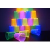 DIRECTGLOW LLC 100ct Blacklight Reactive 10oz Party Cups + 5