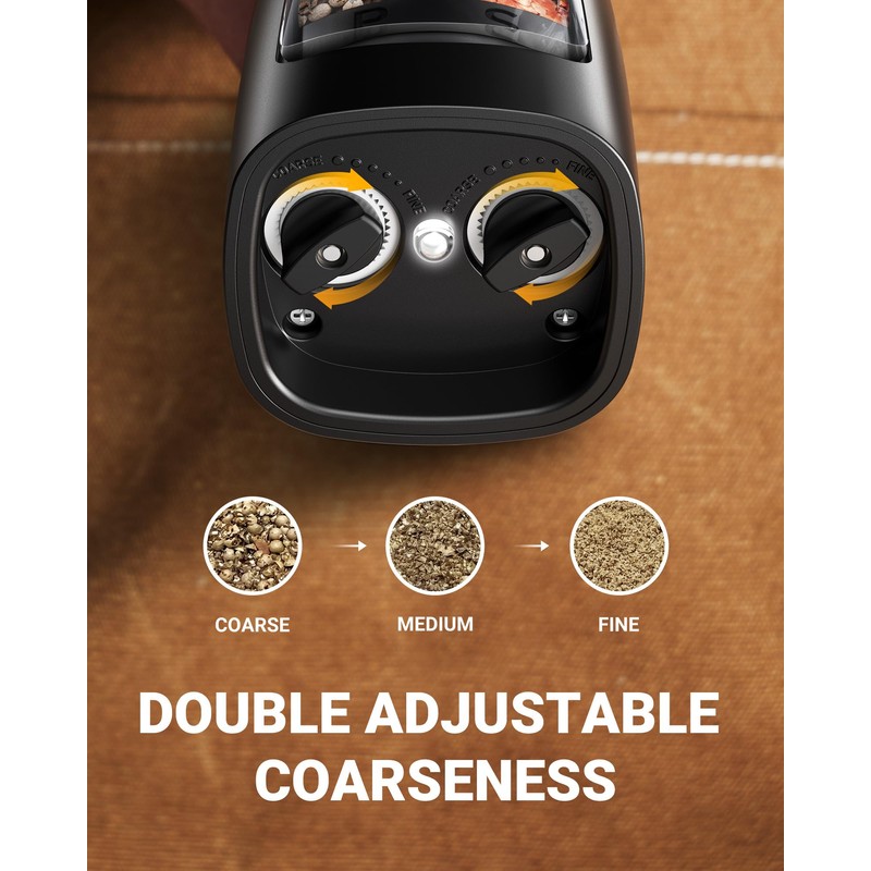 Sangcon Electric Salt and Pepper Grinder Set Shakers 2 IN