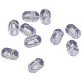 (, Needle Cases-White-Rubber, Super Swivel Beads (Clear) P1150 