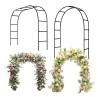 Arco De Boda Decoracion Plantas Fiesta Metal Con Base 2.4m