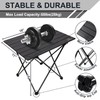 MSSOHKAN Camping Table Folding Portable Camp Side Table Aluminum Lightweight