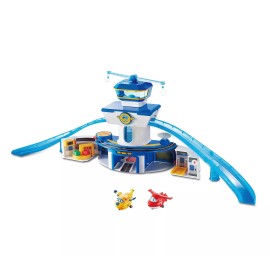 Super Wings World Airport Playset, Includes 2" Transform-a-Bo