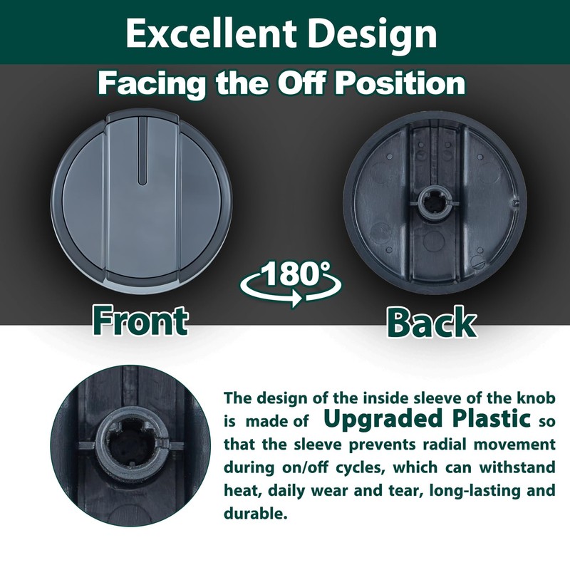 W10339442 WPW10339442 Stove Knobs Replacement Parts for Whirlpool Oven Control