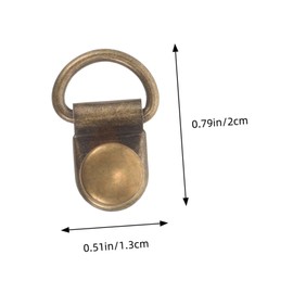 Ipetboom 20pcs Decorative Shoe Lace Hooks for Outdoor Activities Durable Boot Hook Lace Fittings for Hiking Camping and Projects Safe and Reliable Material Wear Resistant Design