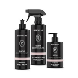 Preston Lane Kitchen Set, Hand Wash, Dish Soap & All Purpose Cleaner Bundle, Mayfair