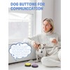 4 Pcs Dog Talking Button Set, Dog Buttons for Communication,