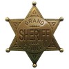 Denix Sheriffstern Grand County messingfarbend