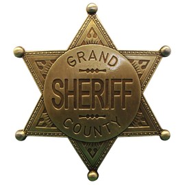 Denix Sheriffstern Grand County messingfarbend