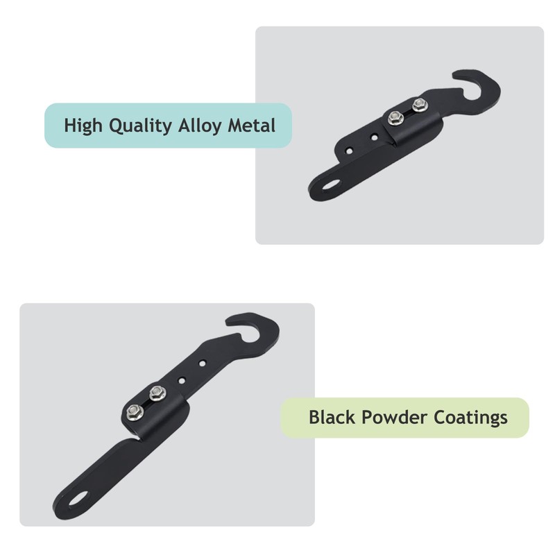 Teurroie Adjustable Easy Door Latches Booster Vent Extender for UTV