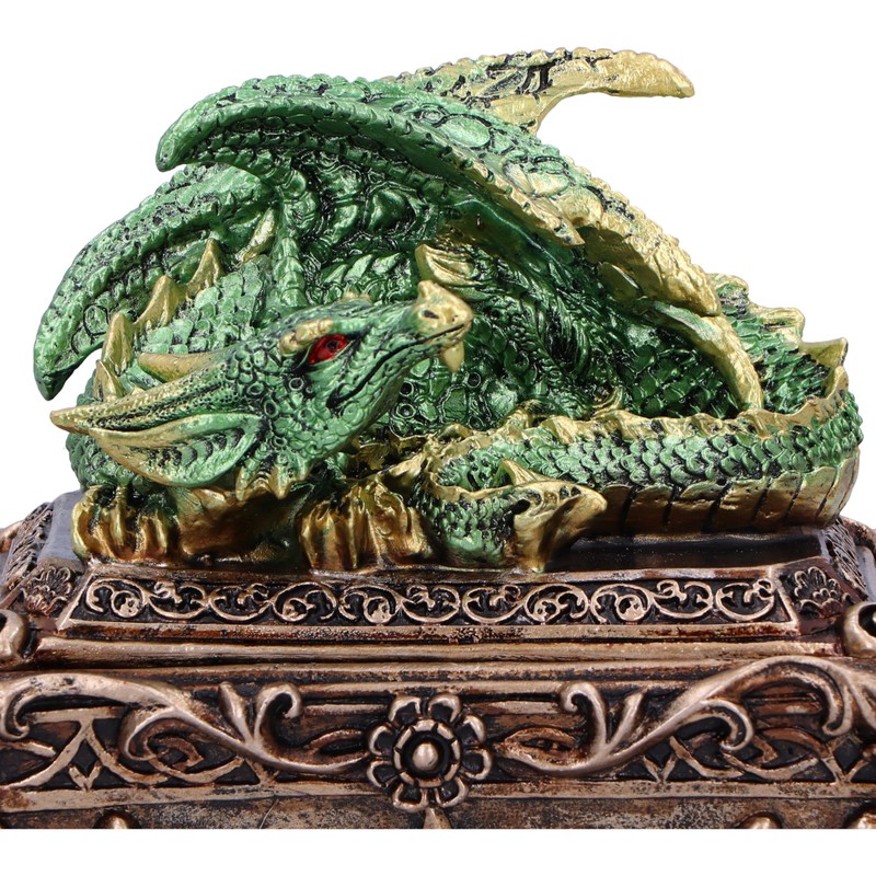 Nemesis Now Guardian of the Hoard Dragon on Box 13cm,
