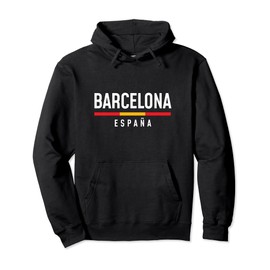 Retro Barcelona Spain Shirt España Mens Womens Souvenir Pullover Hoodie