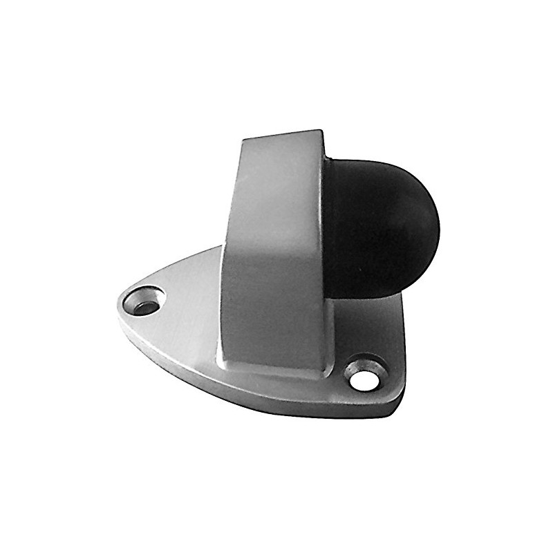Shepherd Hardware Tope de puerta de montaje en suelo resistente