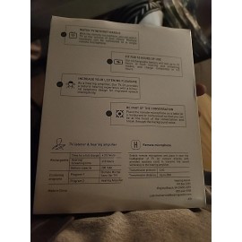 HEARING ASSIST TV Listener In-Ear Headphones, Black, TV01