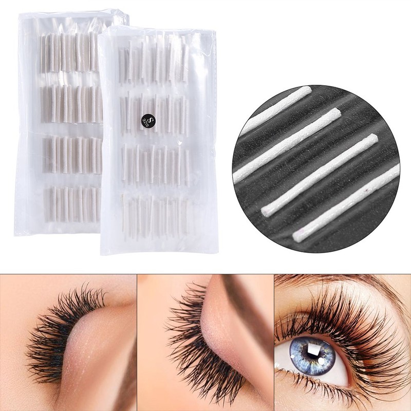 Eyelash Perm, Eyelash Lifting Pads Sticks, 2 Sizes, 200 Pieces