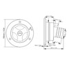 Round Water Inlet with Lock Camper Water Inlet Hatch Gravity