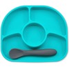 Bblüv - Yümi - Plato y cuchara de silicona antiderrame