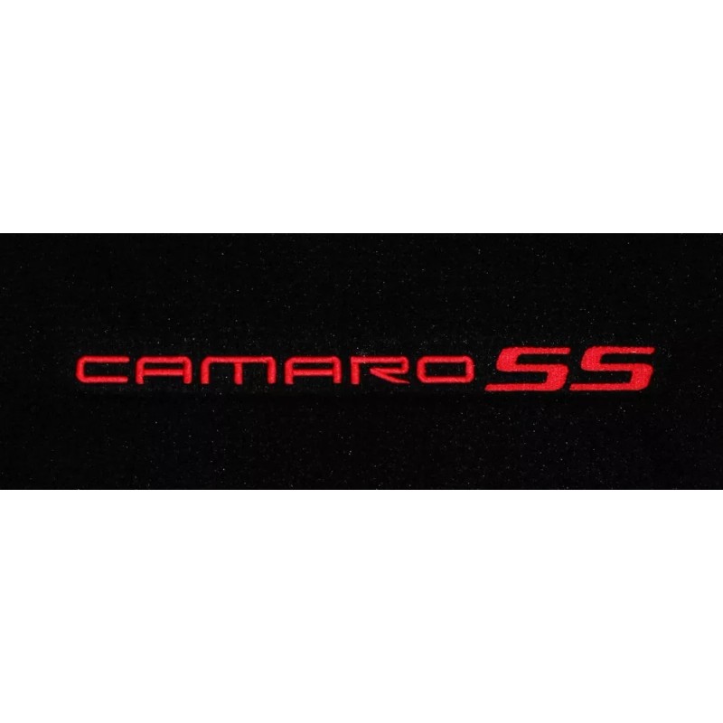 AFM NEW! BLACK Floor Mats 2016-2024 Camaro Embroidered Logo +