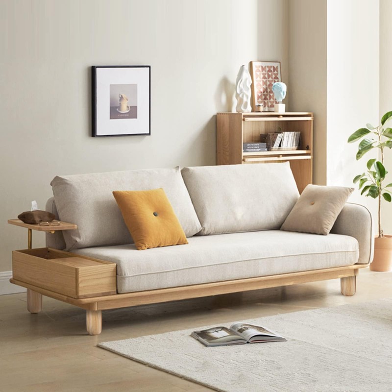M.J COMFY-LIFE 4Pcs Furniture Legs 60x75mm Wooden Legs for Table