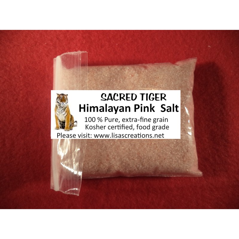 Sacred Tiger 4 Ounce Himalayan Pink Salt (Shaker Refill)