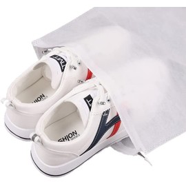 DAWNTREES 15Pcs Shoe Bag,Travel Storage Bags, Non-Woven Breathable Dust-Proof Bag with Rope, Suitable for Storing Shoes and Bags, Isolate Dust and Keep Shoes and Bags Clean and Tidy.