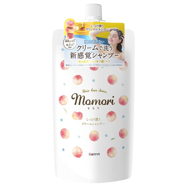 1 x Momori Moisturizing Cream Shampoo, 14.1 oz (400 g)