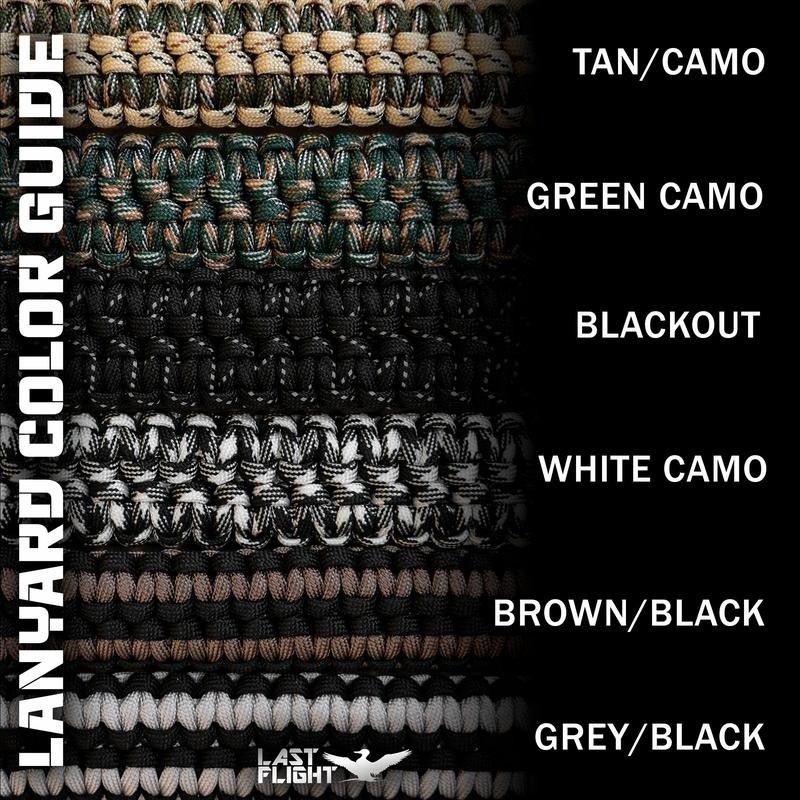 Call Lanyards for duck and goose calls - Color: Blackout