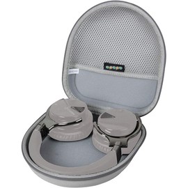 Adada Hard Travel Case for Silensys E7 / PurelySound E7 / MOVSSOU E7 / COWIN E7 / Tapela E7 / Audonia E7 Active Noise Cancelling Bluetooth Headphones (Grey)
