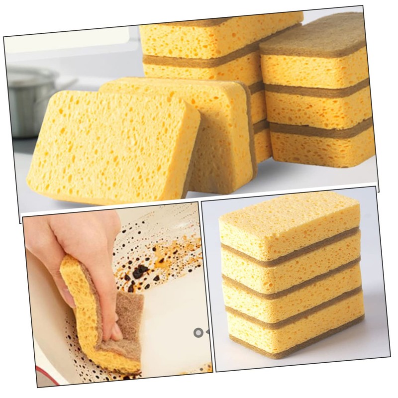 COHEALI Kitchen Cleaning Tools Dish Sponge Set of 5 Scrub