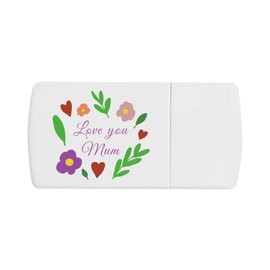 'Love You Mum' Pill Box with Tablet Splitter (PI00032672)
