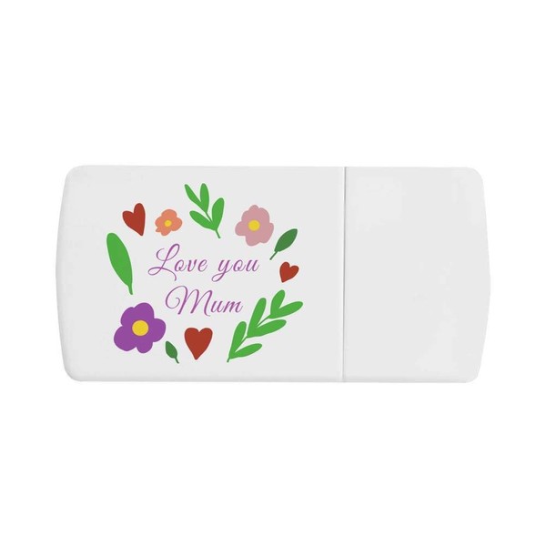 'Love You Mum' Pill Box with Tablet Splitter (PI00032672)