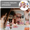 7 Pcs Dolls House Furniture,Dolls House Furniture Set Accessories,Educational Toys