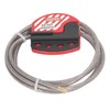 Tagout Cable Lock Adjustable Lockout Device Stainless Steel 4 Key