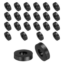 QUARKZMAN Pack of 24 Rubber Washers Rubber Spacer 20 mm Outer Diameter 85 mm Inner Diameter 5 mm Height Round Antivibration Spacer Rubber Bushings Grommets Thick Rubber Washers for Car Accessories