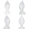 JoneTing Pure White Wig for Men White Straight Cosplay Wigs