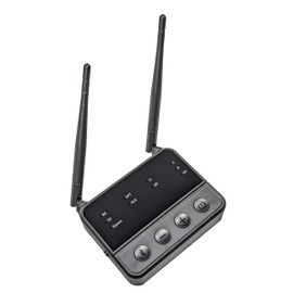 Milestock Bluetooth Transmitter Receiver V5.2 for Audio, 2-in-1 AUX Adapter for TV, Car, PC, MP3 Player, Home Theater, Switch, Low Latency, Pairs 2 Devices Simultaneously, Qualcomm