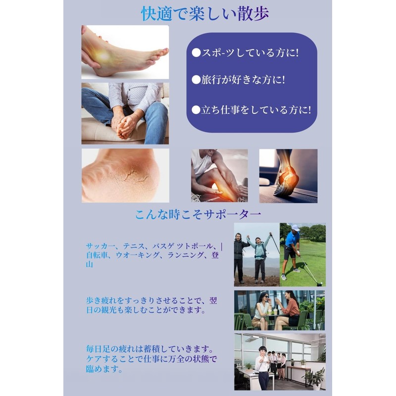 Heel Supporter, Thin Heel Cushion, For Standing Work, Shock Absorption,