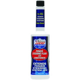 Lucas Oil 10442 Power Steering Fluid With Conditioner, 16 oz, Bottle, Amber, Liquid