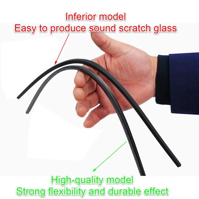 Pack of 6 Windscreen Wipers Rubber Windscreen Wipers Cutter Wiper