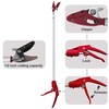 Prunrt Tree Trimmer, 2 Foot Pole Pruner, Long Reach Pruning