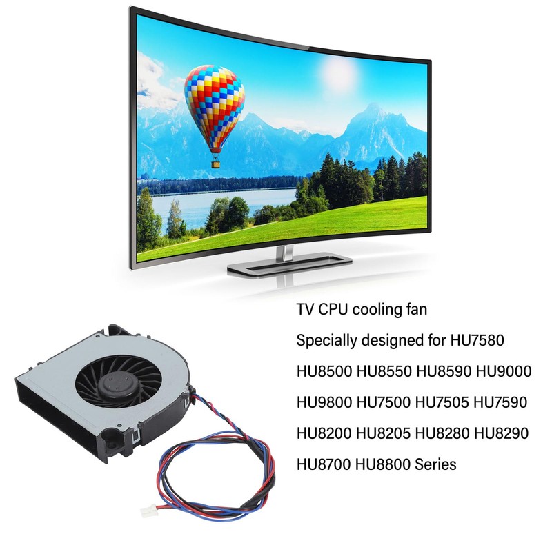 TV CPU Cooling Fan for HU7580 HU8500 HU8550 HU8590 HU9000