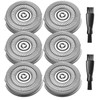 6PCS Barbasol Shaver Replacement Blades for Barbasol Electric Razor