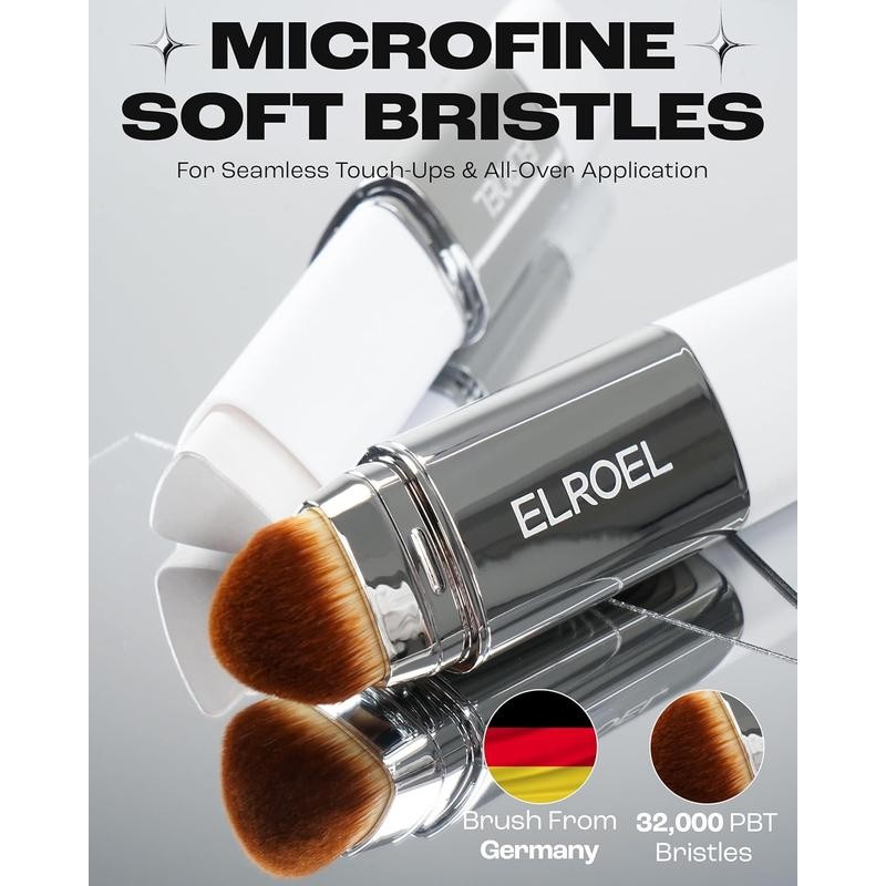 ELROEL BLANC Cover Cream Stick V w/ Detachable Brush -