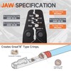 iCrimp Ratchet Weather Pack Sealed Connector Crimping Tool, Wire Crimper