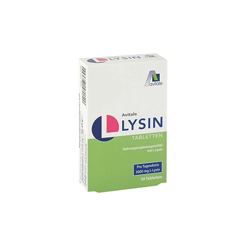 Avitale L-Lysin 750 mg Tabletten, 30 Stück, 1er Pack