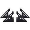 2 Amp Rack Car Audio,24 Watts Steel Amplifier Equipment Mount