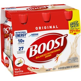 Boost Original Complete Nutritional Drink, Vanilla Delight (6 count (Pack of 1))